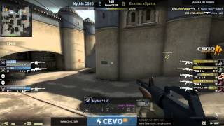 CEVO-Pro CS:GO Season 4: Exertus vs. Mythic - Week 7:1 on de_dust2