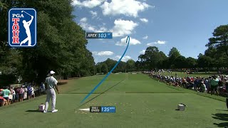 Tiger Woods' shot trails from 2018 TOUR Championship