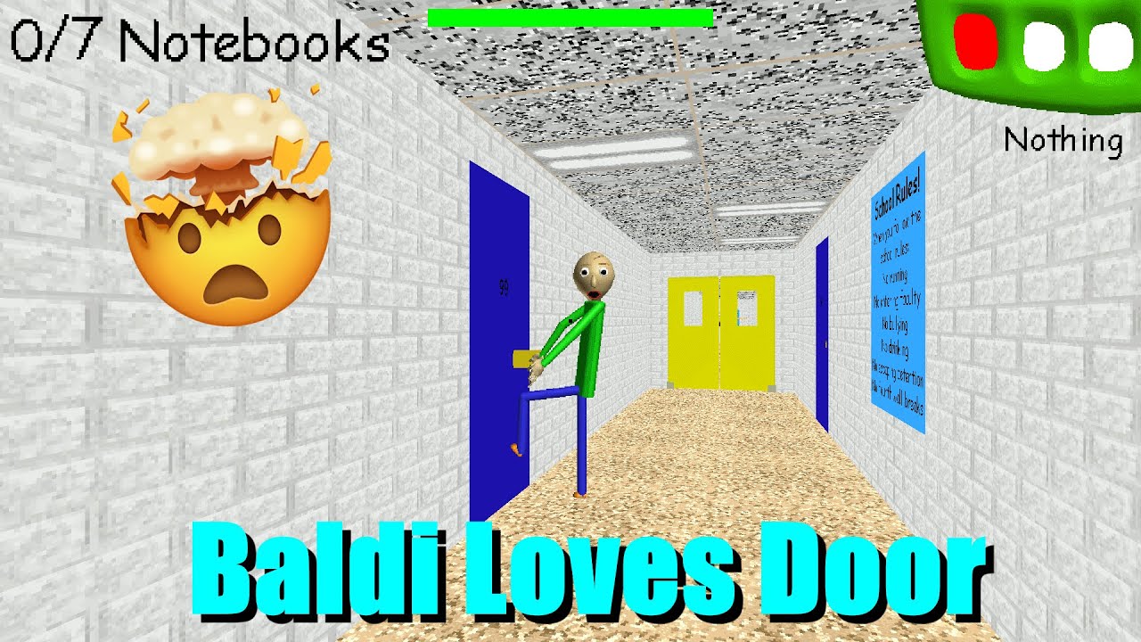 Baldi Likes Doors Baldi S Basics Modded Youtube