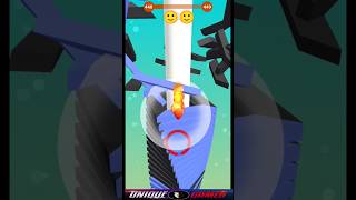 স্ট্যাক বল 3d গেমপ্লে | স্তর 448 / stack ball 3d gameplay | level 448 #shorts #stackball #shortsfeed