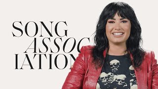 Demi Lovato Sings 'City Of Angels', Paramore & Avril Lavigne in a Game of Song Association | ELLE