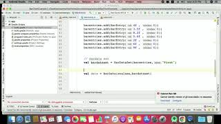 MpAndroid BarChart Animated Android Kotlin Example