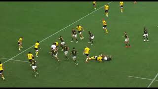 DAMIAN WILLEMSE MASSIVE STEP v ROMANIA || RUGBY WORLD CUP 2023