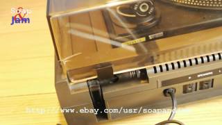 Amplifer and Turntable Record Player DUAL HS-132.