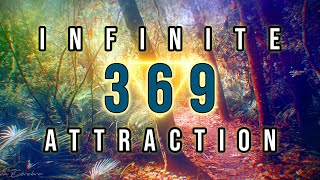 INFINITE ATTRACTION 369 Hz 🌟 Nikola Tesla Meditation and Relaxation 8D + ASMR Relaxing Rain