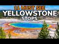 11 MUST SEE Stops in Yellowstone National Park!