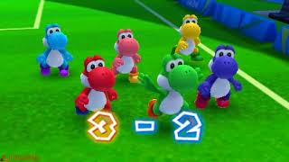 Mario and Sonic at The Rio 2016 Olympic Game( 3DS)-Football -Team Yoshi vs Team Daisy