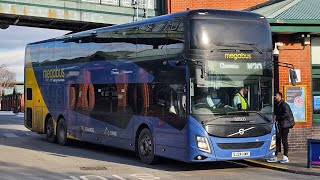 Megabus 50505 At Sheffield/Meadowhall On M20 From London Victoria To Glasgow