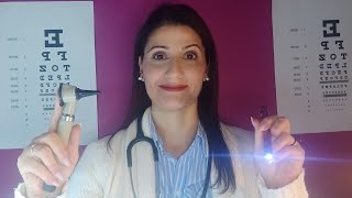 Asmr- Doctor roleplay- Εξετάζω την φυσική σου κατάσταση ⚕️👩‍⚕️#doctorroleplay#glovessound#relax