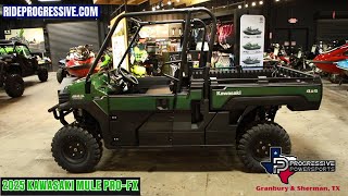 New 2025 KAWASAKI MULE PRO FX Side by Side UTV For Sale In Sherman, TX