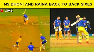 Ms Dhoni batting |Raina samshing sixes | CSK Full practice Match 2021| Chennai super kings| IPL2021