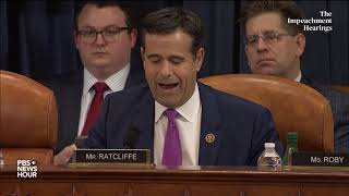 WATCH: Rep. John Ratcliffe’s full questioning of GOP counsel | Trump's first impeachment