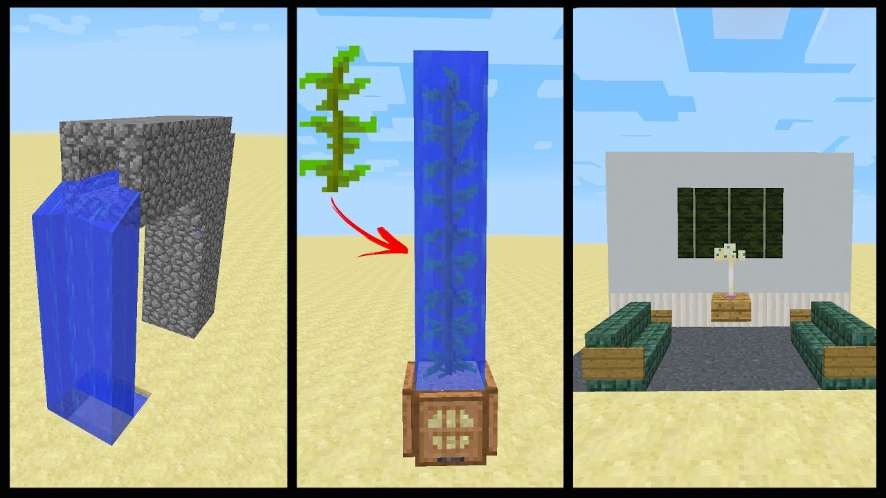 Minecraft 1 13 Aquatic Update Building Tricks And Tips Gardening Videos