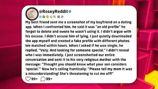 My best friend sent me a screenshot of my boyfriend on a dating app. When I confronted him...