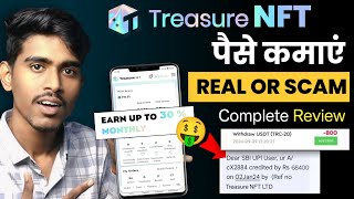 Treasure NFT real or fake | Treasure nft se paise kaise kamaye  (Complete Review) Full Details