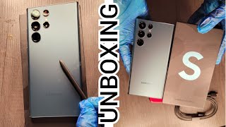 Samsung S22 Ultra Unboxing "Green" 🍵🌲/ The Best Smartphone For Filming Youtube Videos in 2022