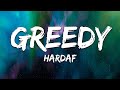 Tate McRae - Greedy (HARDAF Hardstyle Remix) [Lyrics]