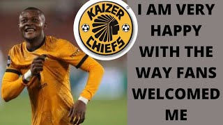 New Kaizer Chiefs striker Christian Saile Basomboli has reacted to his debut, this is what he said