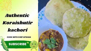 Bengali Style Koraishurti Kachori Recipe | Matar Ki Puri Recipe| Green Peas Kachori Recipe |