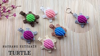 DIY Macrame Keychain Turtle | Easy Tutorial Step by Step