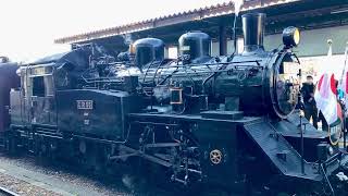 0118_【真岡鐡道　真岡駅】C12 type steam locomotive No. 66.　C12形蒸気機関車66号機川俣号【SLとAppleが大好きリンゴCafe】