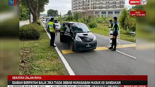 13 OKT 2020-BERITA WILAYAH-SEKATAN JALAN RAYA