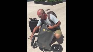 Brompton Folding Bike with Burley Travoy Trailer