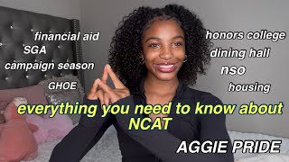 everything you need to know about NCAT | nso, GHOE, SGA, dorms, & more! 💙💛
