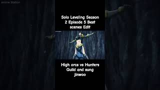 Solo leveling Season 2 Episode 5 Jinwoo meets high orcs #shorts #anime #2025 #sololeveling #season2