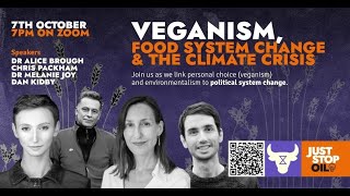 Veganism, Food System Change & The Climate Crisis | 7 October 2022 | Just Stop Oil