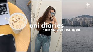 MIDTERM week diairies 🎧 | studying in hong kong (hkust)