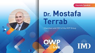 Keynote speech with Mostafa Terrab at OWP liVe