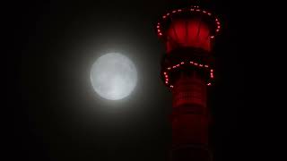 東京スカイツリー　ライトアップ　満月　☆彡　スーパーブルームーン　Full Moon　Super Blue Moo　♬　スーパームーン　フル ムーン　月　Tokyo Skytree　2023　8.31