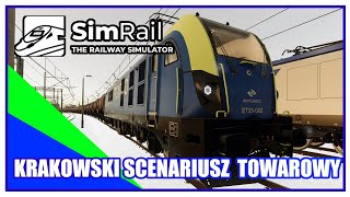 Krakowski scenariusz towarowy | ET 25 Dragon E6ACTa | Newag | Simrail PL | PC Gameplay PL