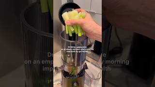 Cold Pressed Celery Juice in Nama J2 Juicer Code RIANE55 #healthylifestyle #juicewrld #health