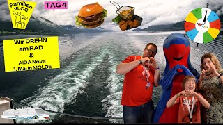 TAG 4 - Wir drehn am (Glücks)RAD und AIDA Nova das erste Mal in MOLDE | XXL Familien VLOG #48-4