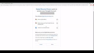 Digital Resume parser Add-on Demo