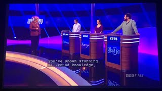 Jeopardy UK, 2nd Contestant chat \u0026 3rd Daily Double - Keshava Guha Day 3 (1/8/24)