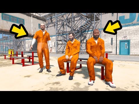 PRESOS? Michael, Trevor e Franklin condenados a prisão PERPETUA!! PRESOS? Michael, Trevor e Franklin condenados a prisão PERPETUA!!