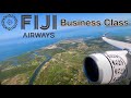 NEW Fiji Airways Airbus A350 Business Class Review - Nadi to Sydney (+ economy + flight deck)