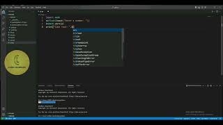 Python | importing math package 'cbrt() - user input' | CodeLearning