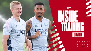 Inside Training | Alex Zinchenko joins the squad for his first Arsenal training session