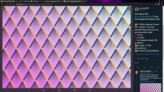 Cool & compact pure CSS pattern #2