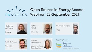 Webinar: Open Source in Energy Access - from the Adopters point of view