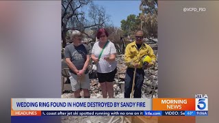 Wedding ring found in home destroyed by Sandy Fire