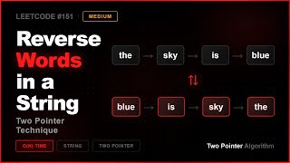 LeetCode 75 #6: Reverse Words in a String | Python Solution