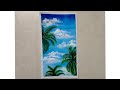 Simple Scenery of acrylic painting || Creative Lyf ||