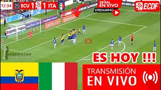 Ecuador vs. Italia En Vivo, Donde Ver, A QUE HORA JUEGA ECUADOR VS ITALIA, Partido Amistoso 2024 HOY