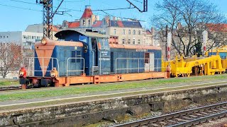 TrainSpeed | SM42-2227 z roboczym [Wrocław Nadodrze] +rp1