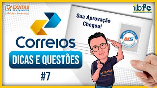 Concurso dos CORREIOS 2024 | Dicas e Questões - 07